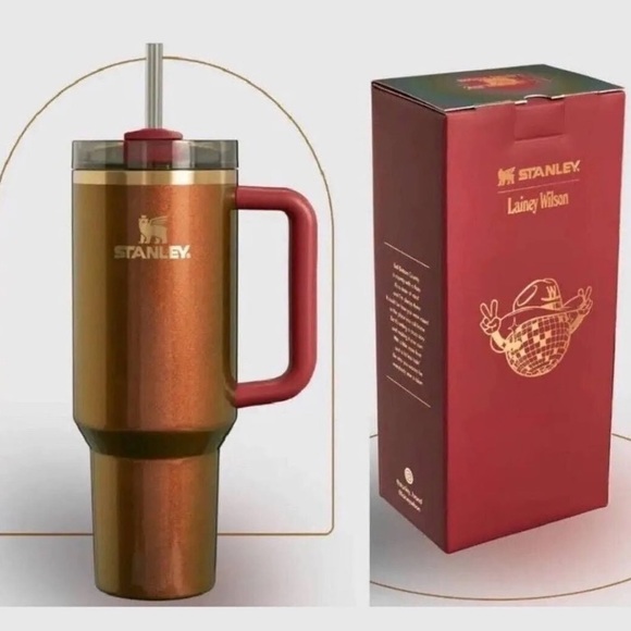 Limited ed LAINEY. WILSON COUNTRY GOLD 40 oz tumbler NWT. Only stored - Picture 13 of 14